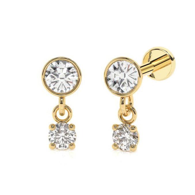 Single Dangle Helix Bar Earring