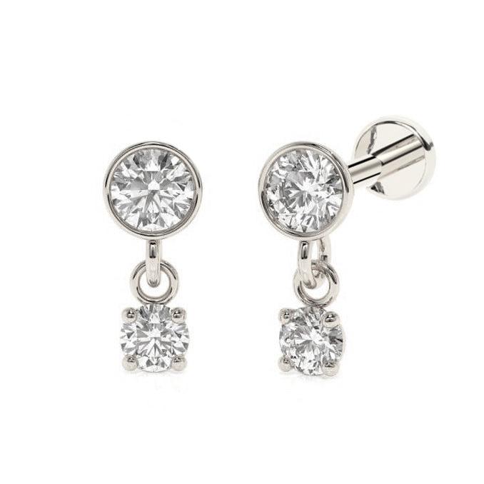 Single Dangle Helix Bar Earring