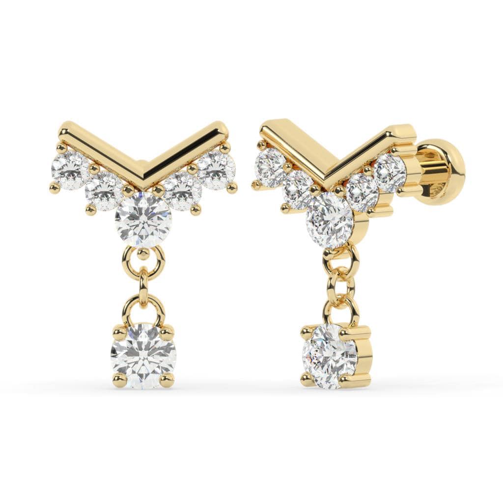 Elegant Crystal Drop Earrings