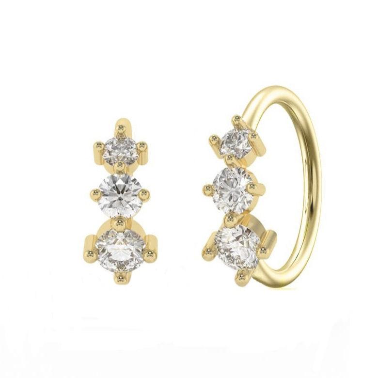 Flower Dangle Ring